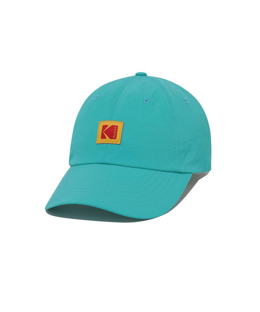 KODAK Relax Fit Square Logo Nylon Ball Cap Blue