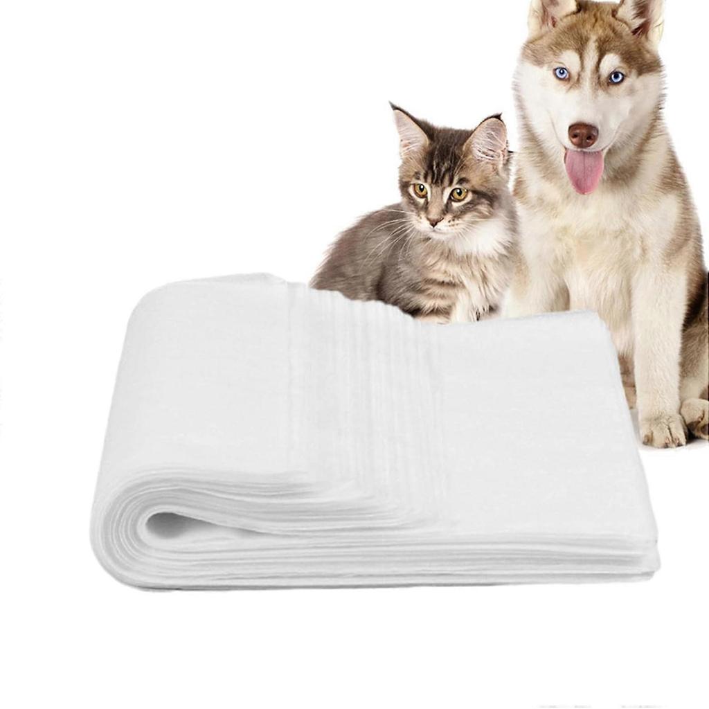 200pcs Disposable Pet Urine Absorbent Sheets for Dogs Quickly Absorbs & Locks Water Urine Absorbent Paper Cleaning A