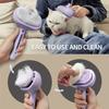 Multifunctional Cat Steam Brush - USB Rechargeable Pet Grooming Tool for Shedding and Cleaning, Stainless Steel Bristles, Water-Activated