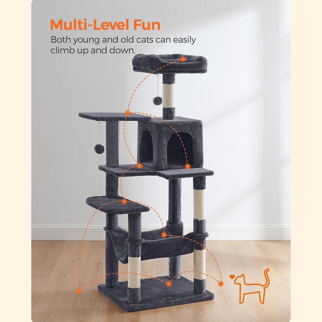 FEANDREA Multi-Level Cat Tower