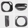 Haoge Square Metal Lens Hood for Voigtlander 35mm 35mm 28mm Type I II Ultron Aspherical Vintage Line VM Mount Lenses Bayonet Design Replacement F2.0,