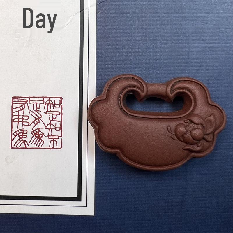 Natural Fragrance Tablet Ruyi Lock Car Ornament & Incense Burner Pendant
