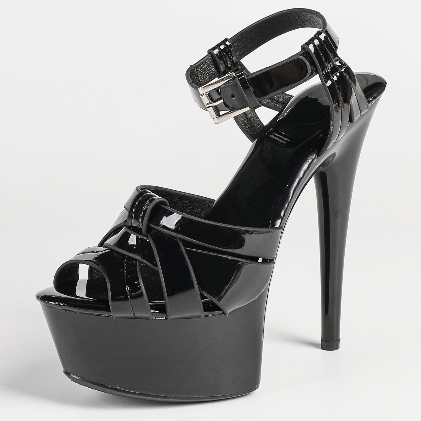 

Women s Braided Sandals 15CM High Heel Platform Dress Shoes Available in 5 Colors 36 чёрный