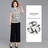 2026 Stylish Printed Short-Sleeve Top for Middle-Aged and Elderly Women - Loose, Slimming, Versatile.