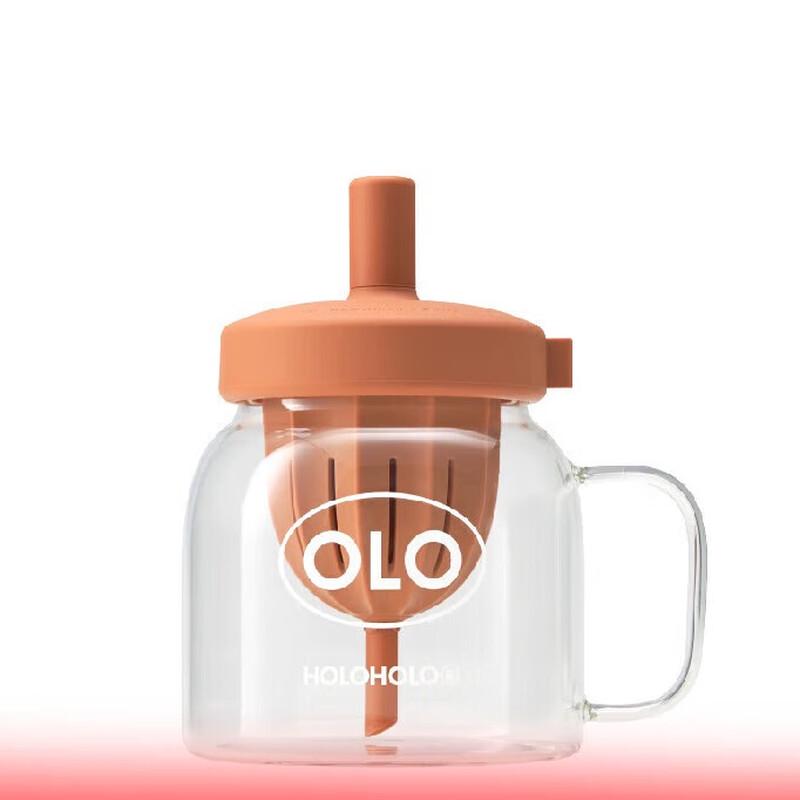 HOLOHOLO Heat-Resistant Glass Straw Cup
