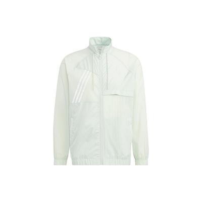 Neo Pure Color Pruhovaná Sportovní Bunda Unisex Bundy Zelenomodrá HN4748