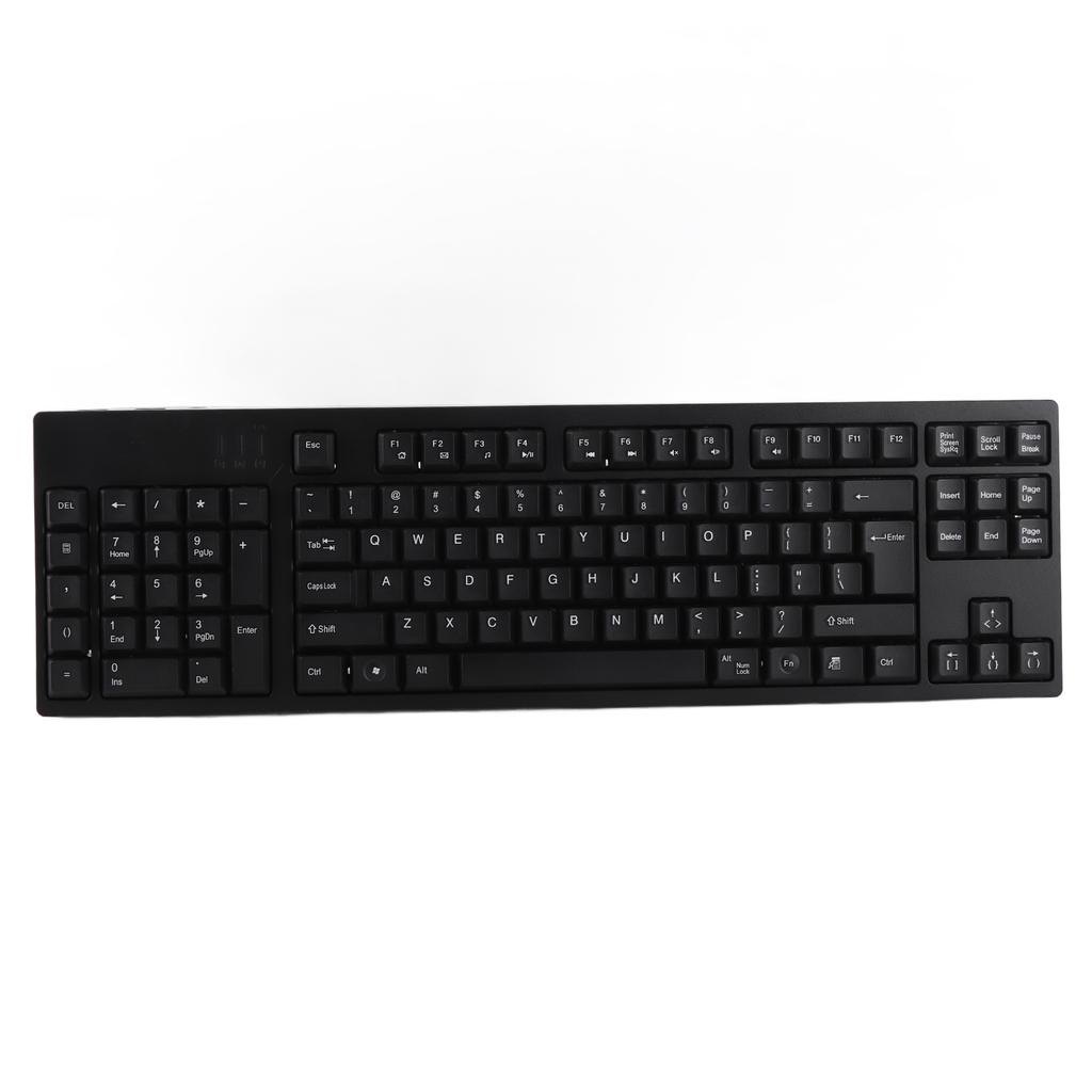 Left Handed Keyboard Ergonomic Full Size Dual USB Interface 109 Keys Keyboard for Computer Laptop