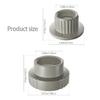 2pcs Heavy Type Pool Fountains Adapter for Summer Waved Funsicles Pools Swimming Pool Hose Adapter Connection Nozzle