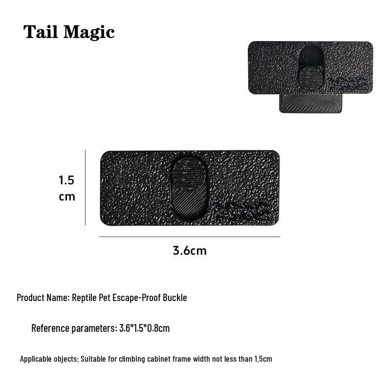 Reptile Climbing Cabinet Anti-Escape Lock for Geckos and Snakes