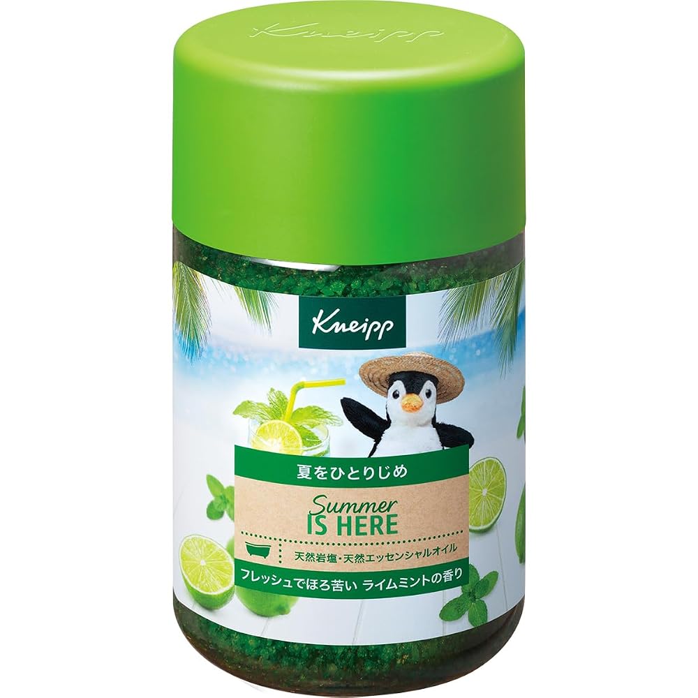 Kneipp Bath Salt Lime Mint Scent 850g