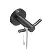 Gunmetal Grey Punch-Free 304 Stainless Steel Wall-Mounted Coat and Hat Hook