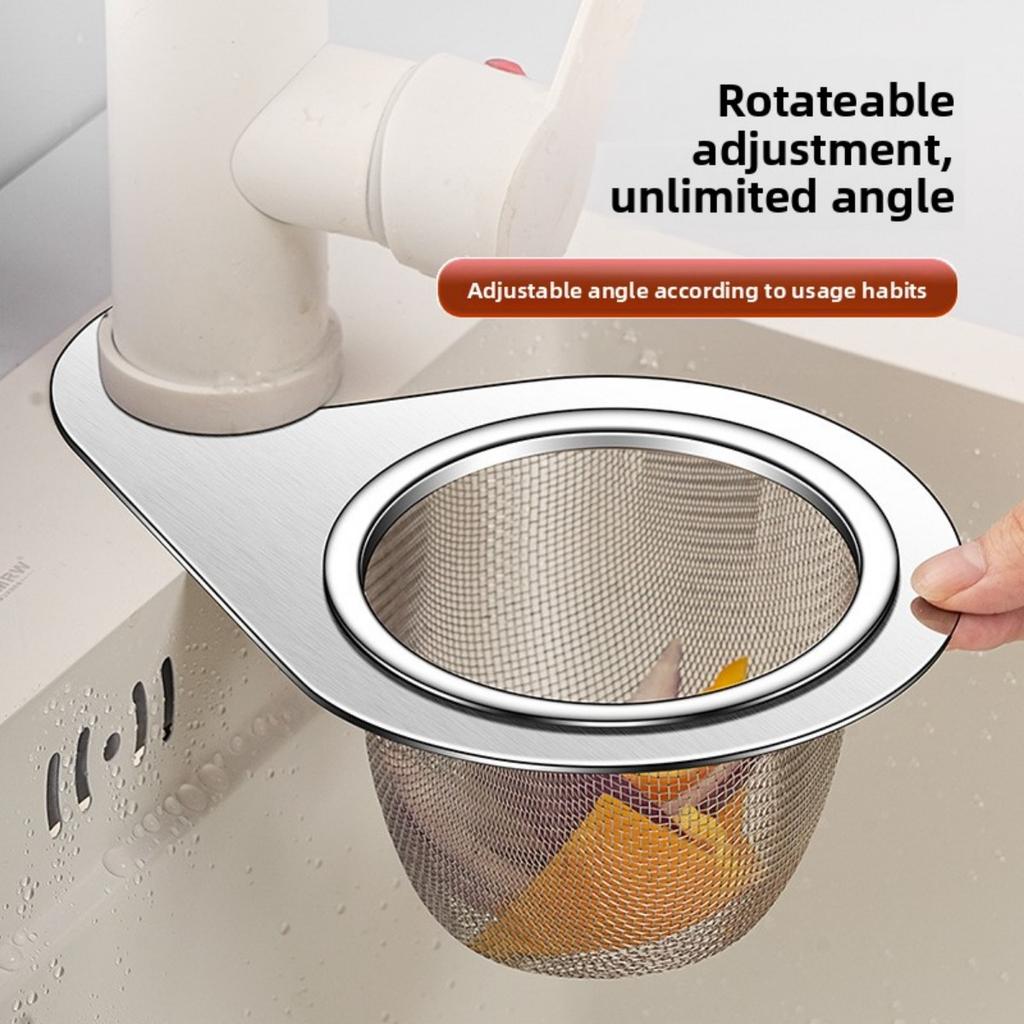 Zlewozmywak kuchenny Dedykowany Kosz drenażowy ze stali nierdzewnej Łabędź Miska Wisząca Suszarka Drenażowa Separacja Sucha i Mokra Ekran Filtrujący Śmieci