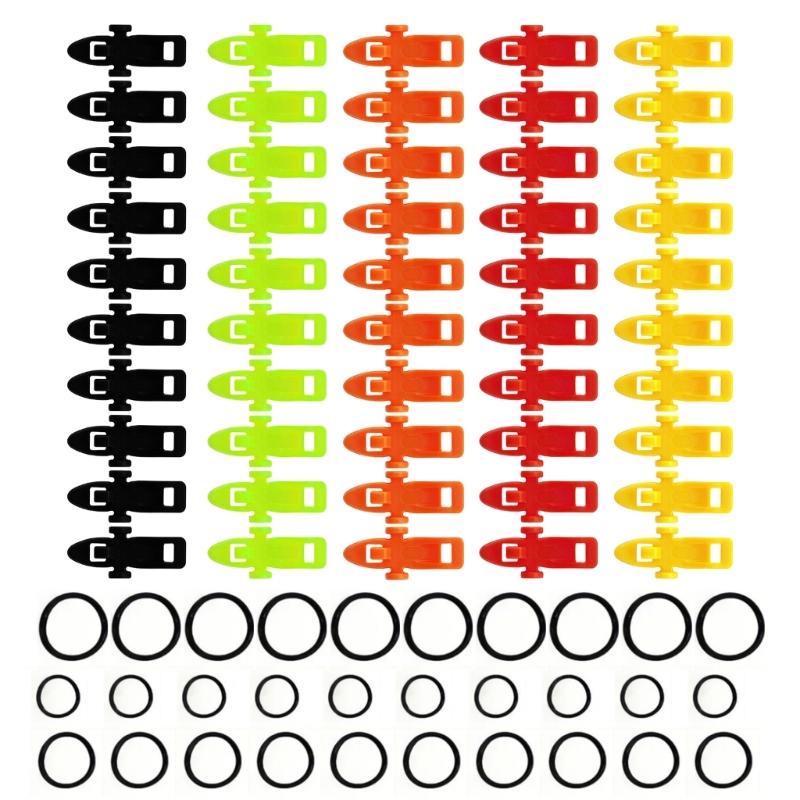 10 Pcs Fishing Hook Keeper Holder Baits Hanger Fixed Baits Lures Jig Hooks