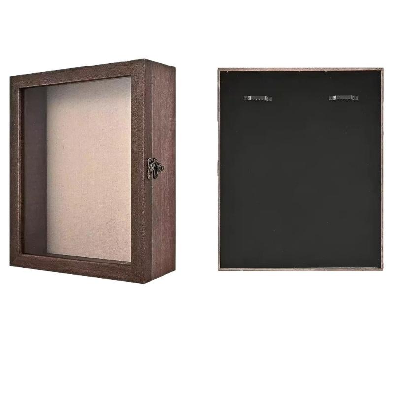 Památeční dárek pro psa Pet Shadows Box s duhami Lahvička na psí chlupy Dřevěný rámeček na fotku domácího mazlíčka Dárek soustrasti při ztrátě psa