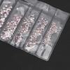 DIY Colorful Crystal Glass Nail Art Rhinestons Decoration Costumes Material Package(Pink Opal)