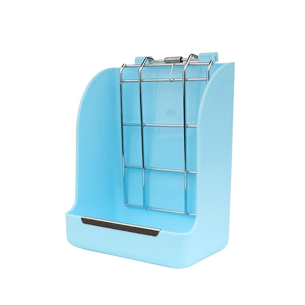 1Pcs Spring Type Rabbit Grass Frame Plastic Pet Food Container  for Herbivore Guinea Pigs Hamsters
