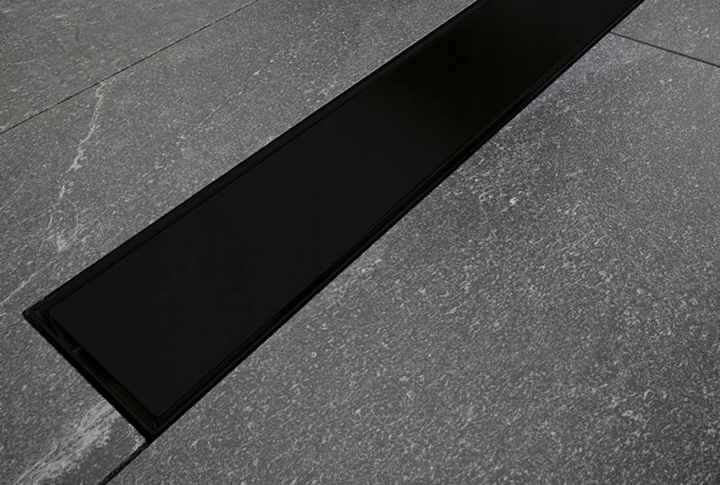 VIRGO NERO DUO 90 black linear drain Besco