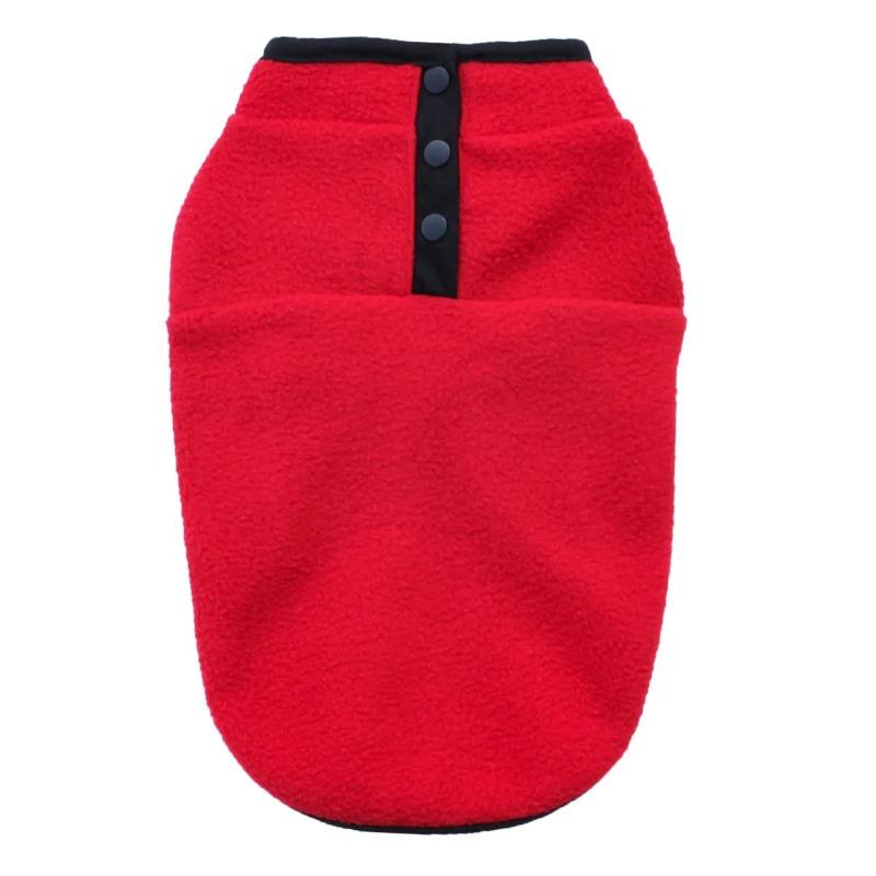 Soft Fleece Dog Clothes for Small Dogs Autumn Winter Warm Puppy Cats Vest Chihuahua Clothing French Bulldog Jacket Pet Costume