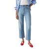 Levis Damen Ripped Straight Jeans Knöchellang