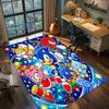 Hedgehog Sonic Washable Home Decor Large Area Non Slip Floor Mat Rug Carpet Gamer Room Bedroom.-TING