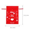 10 Pcs Drawstring Gift Bag Christmas Decor Candy for Party Jewelry Bags Presents