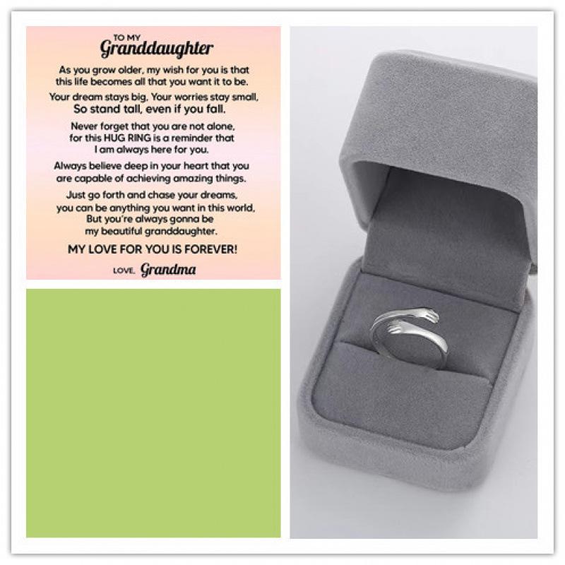 Carlisle Love Embrace Korean Couple Rings - Simple, Fashionable Open Design