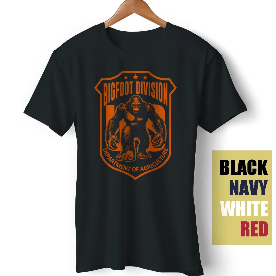 Bigfoot Division Department Of Agriculture Sasquatch Funny Meme Unisex T-Shirt XXL
