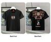 2024 Summer Men's Ethnic Style Embroidered Cotton Crew Neck T-shirt