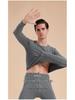 Men’s and Teen’s Pure Cotton Autumn Underwear Set - Comfortable, Thin, Warm Shirts and Long Johns for Students