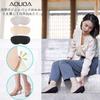 AOUOA Heel Pads, Heel Protection Pads for Preventing Blisters, Heel Half Cord Pads (Black) (2 Pairs, 4 Pads)