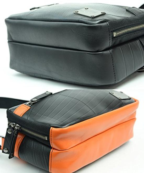 Seal Travel Mini Shoulder Bag for Crossbody Motorcycle Genuine Made in Men, Waterproof, Bag, Travel, Leather, Japan, PS-099OR