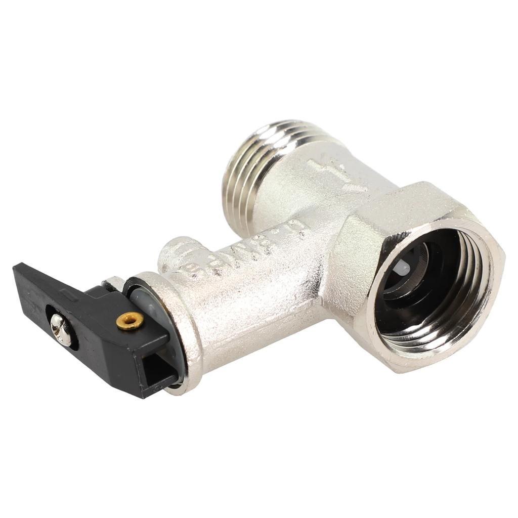 Safety Valve Pressure Relief Valve Boiler 1/2Inch Threads Electric Water Heater Safety Valve Brass Adjustable Pressure Reducing