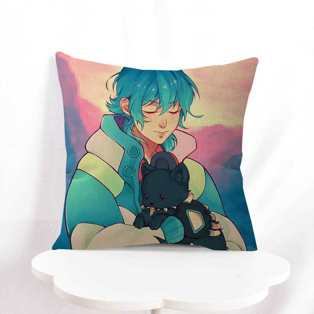 D-DRAMAtical Murder Pillow Gift Home Office Decoration Bedroom Sofa Car Cushion Cover Case 45x45
