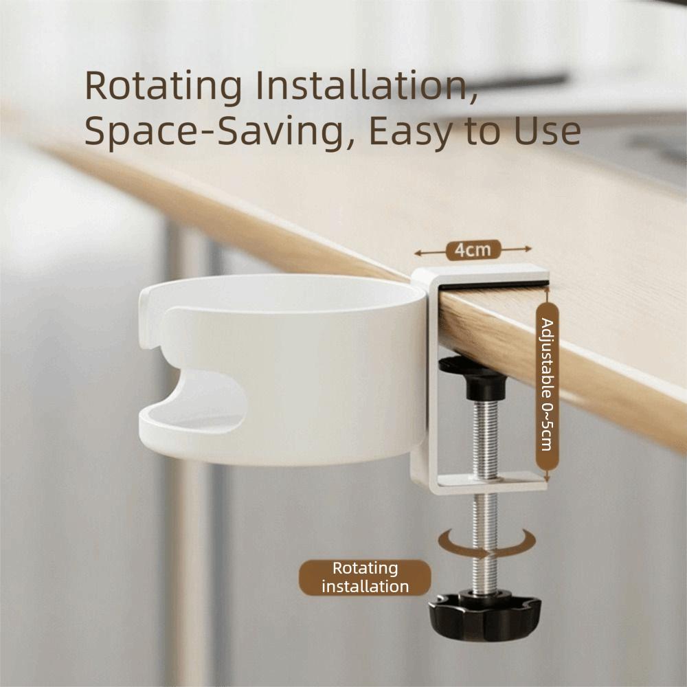 Drink Mount Universal Desktop Cup Holder Adjustable Rotating Rotating Cup Holder Arm Clamp Clip On Adjustable Cup Holder Desk