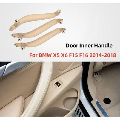 3PCS Beige Inner Door Panel Handle Pull Trim Cover For BMW X5 X6 F15 F16 F85 F86