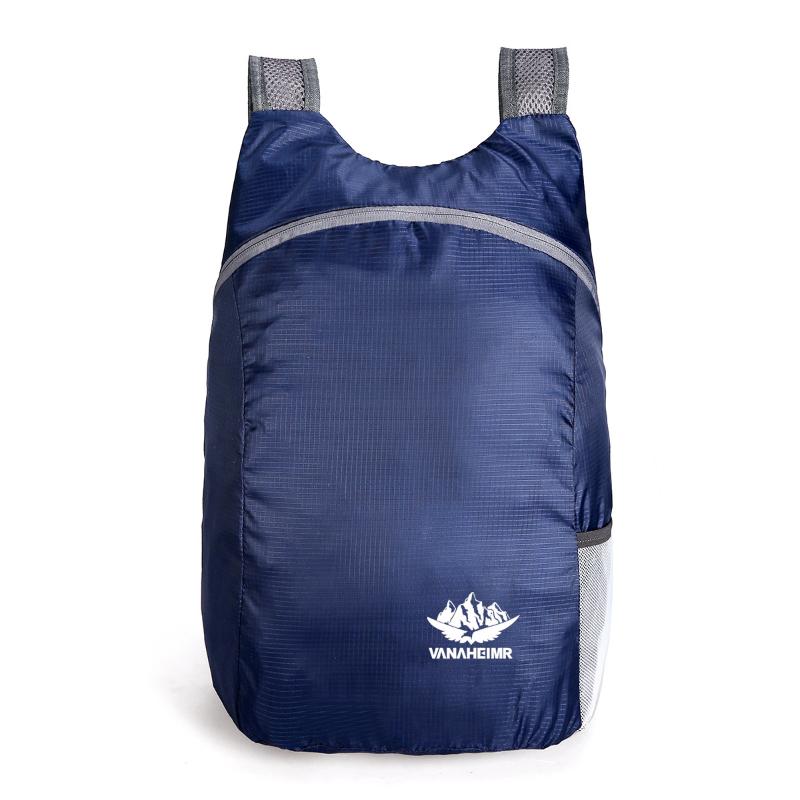 Borsa pieghevole per esterni neutra Borsa da viaggio portatile ultraleggera Zaino impermeabile Borsa per pelle sportiva per fitness