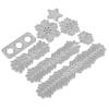 Christmas Die Cuts Carbon Steel Snowflake Pine Leaf Christmas Craft DIY Embossing Stencil Template