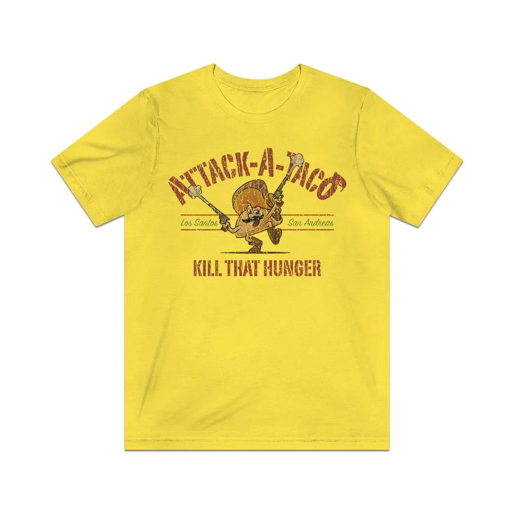 

Attack-a-Taco 2013 Vintage Men s T shirt 4XL