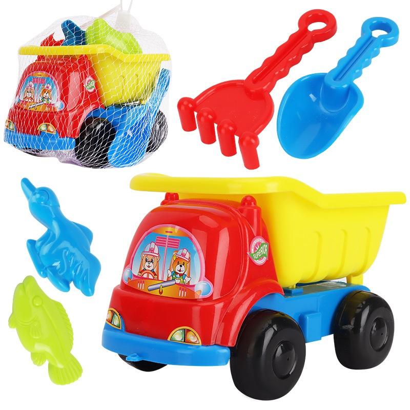 5 Pcs/set Children Beach Toys Sand Play Kit Baby Summer Digging Sand Tool with Shovel Play Outdoor Toy Set Sandbox for Kid