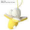 Cartoon Doll Soft Birthday Gift PP Cotton Peeling Banana Shape Plush Doll Pendant for Decoration
