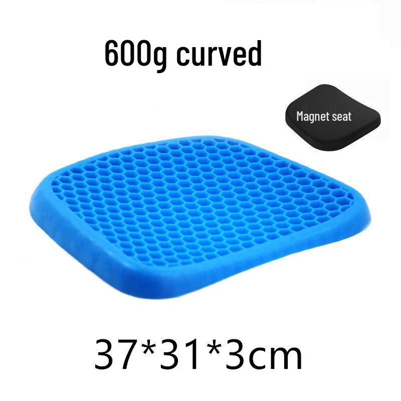 Summer Cooling Gel Seat Cushion - Honeycomb Silicone for Office, Car, and Long Sitting Comfort