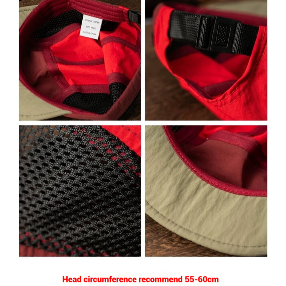 Colorful Mesh Baseball Cap Korean Style Breathable Sunshade Visor Cap, Universal Fit Design, For Men Women Outdoor Daily Sport