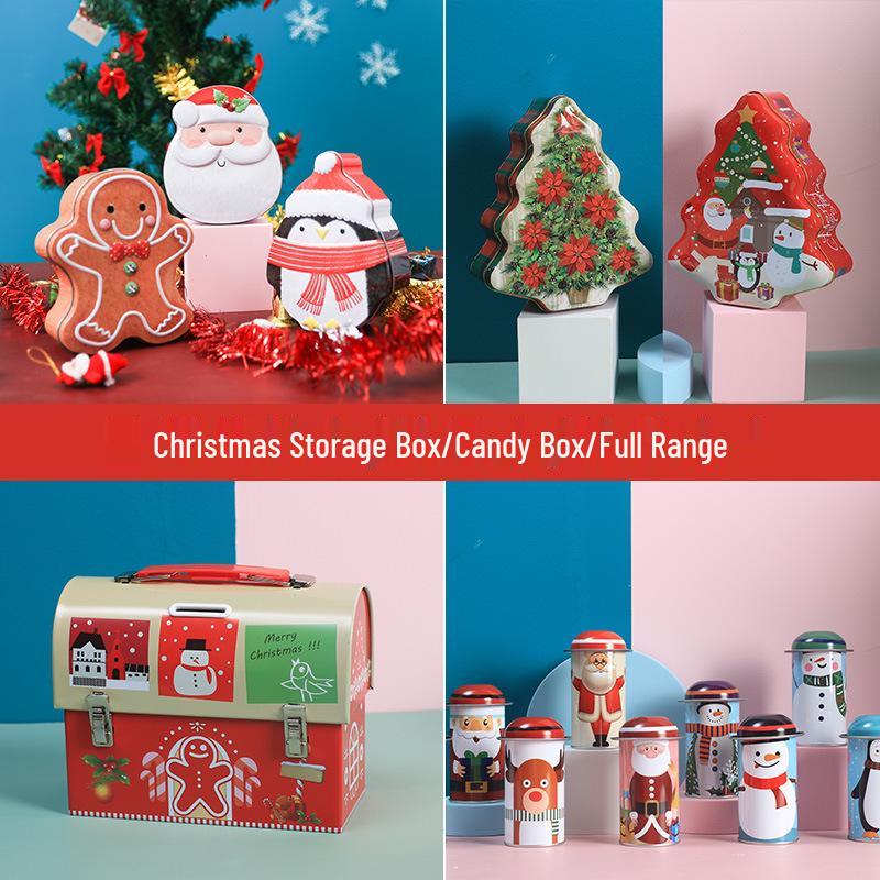 Gingerbread Man Christmas Gift & Cookie Storage Box: Wedding & Holiday Candy Packaging