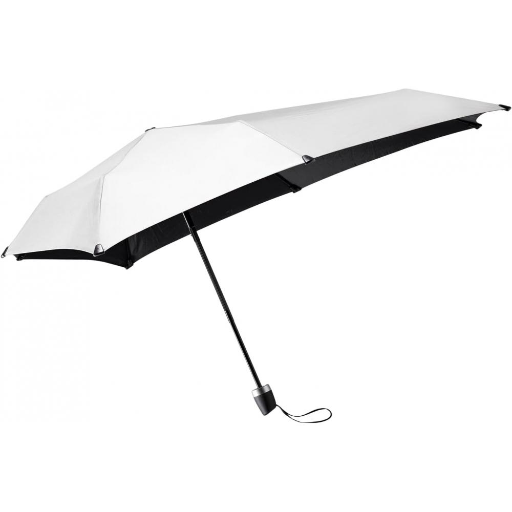 Marks International New Senz Mini Senz Umbrella Mini Szn 002 Foldable Umbrella For Wear And Rain  Silver