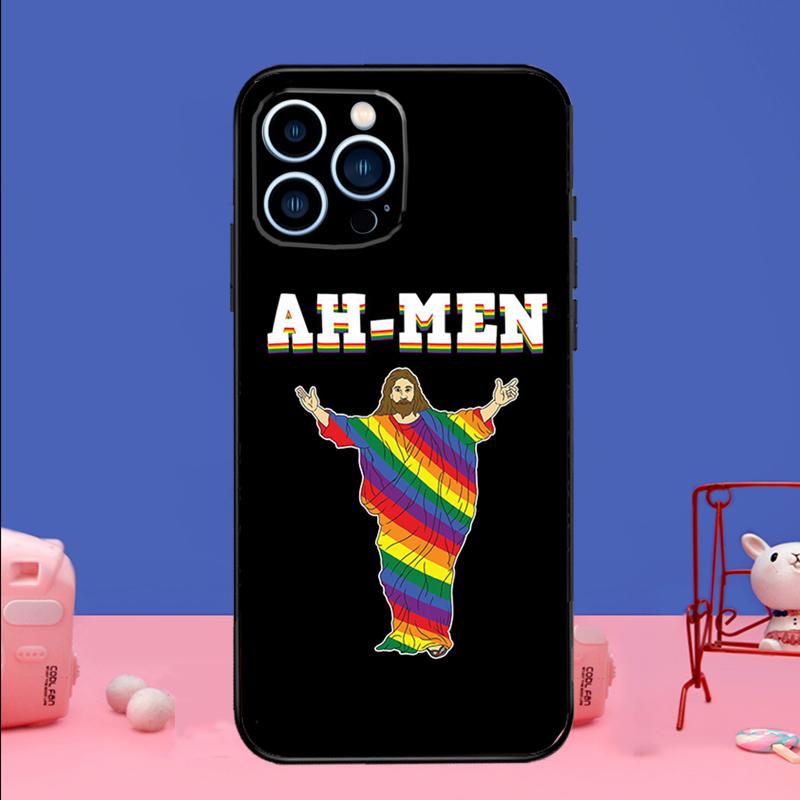 Gay Lesbian LGBT Rainbow Pride Phone Case For iPhone 17 16 15 13 11 12 14 Pro Max mini 15 16 Plus 16e 17 Air Bumper Cover