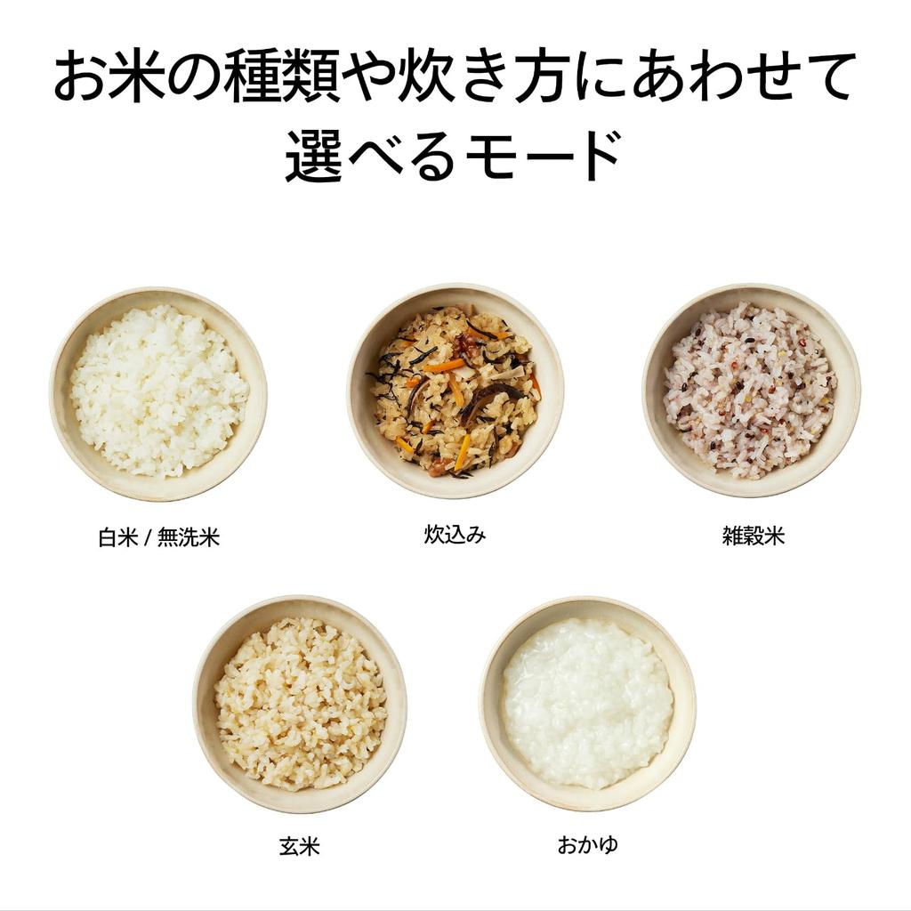 Twin Bird Rice Cooker 3 Cups IH Living Alone New Life Niigata Tsubame Sanjo Black RM-D793B