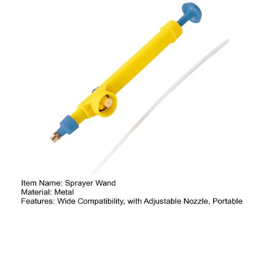Garden Wand Sprayer Manual Pressure Sprayer with Adjustable Spray Nozzle Mist Sprayer Compatible with Drink Bottle for Watering Indoor Outdoor Plants