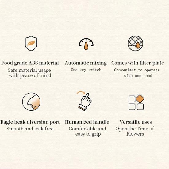 Electric Handheld Mixer Rechargeable Egg Beater Rice Washer Mixing Bowl 1L Multipurpose Baking Tool for Mixing Whipping