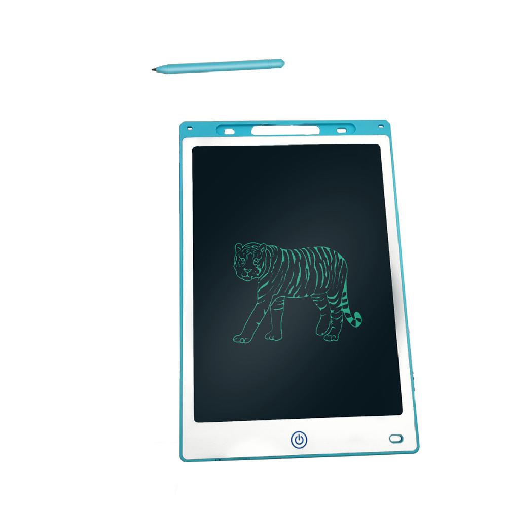 Blue Electronic Digital LCD Writing Tablet Drawing Board Graphics Fun Kids Gift