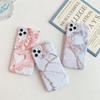 Luxus Marmor Matte Handyhülle für iPhone 11 12 13 14 Mini Pro Max Xs X Xr 7 8 6 6s Plus Se 2020 stoßfeste weiche Hüllen Abdeckung